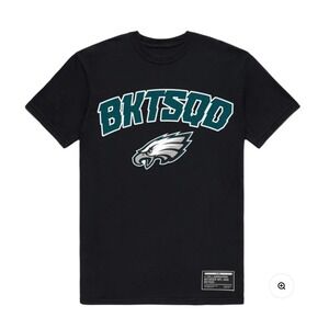 NWT Bucketsquad Philadelphia Eagles NFL Tee (Collaboration) Black Small‎
